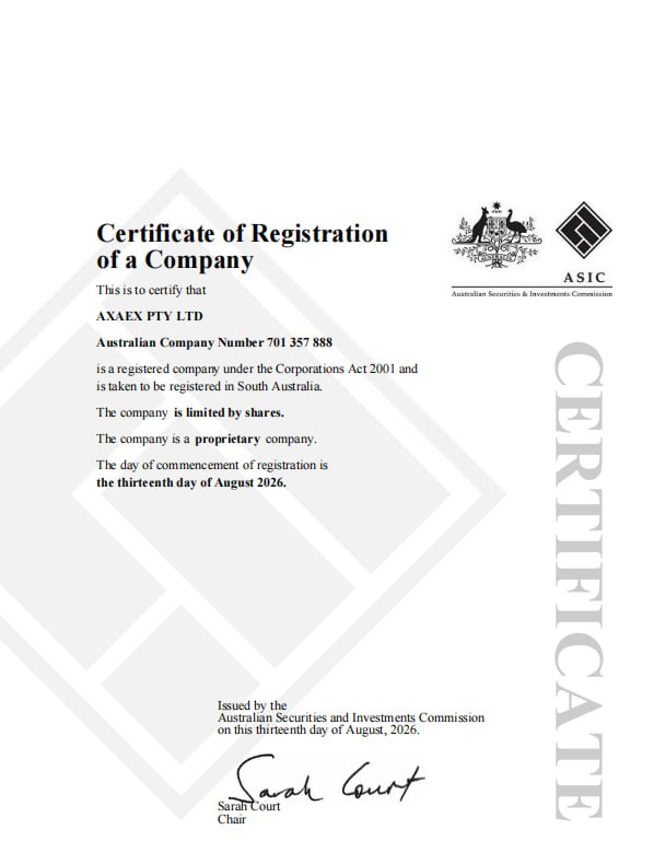 Australian Certificate
